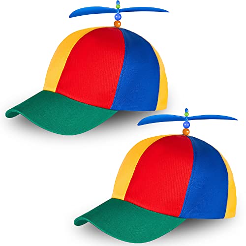 Ronronner 2pcs Bunte Propellermütze Propeller mütze propeller cap mütze mit propeller cap mit propeller Baseball Cap für Erwachsene & Kinder - Größenverstellbar Ronronner 2pcs Bunte Propellermütze Propeller mütze propeller cap mütze mit propeller cap mit propeller Baseball Cap für Erwachsene & Kinder - Größenverstellbar von Ronronner