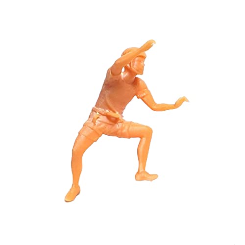 Ronyme 1/64 Kletterfiguren, kleine Menschen, Sandtisch, Foto-Requisiten, Dioramen, Layout, Desktop-Ornament, Modellfiguren, handbemalte Modellornamente, Stil c von Ronyme