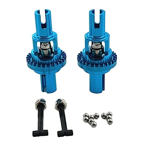 Ronyme 2X Vorderes Und Hinteres Metalldifferentialteil Starkes 28T Diff Getriebe Upgrade Zubehör für Wltoys 1/28 284161 284131 DIY Modifikation RC Modellauto, Blau Ronyme 2X Vorderes Und Hinteres Metalldifferentialteil Starkes 28T Diff Getriebe Upgrade Zubehör für Wltoys 1/28 284161 284131 DIY Modifikation RC Modellauto, Blau von Ronyme