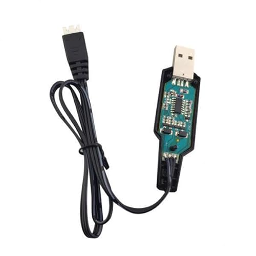 Ronyme 2x7,4V USB Schnellladekabel Akku USB Ladekabel Passend für, Schwarz, 2 STK von Ronyme