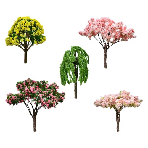 Ronyme 5 stück Miniatur Künstliche Bäume Faux Baum Micro Landschaft für Sand Tisch Layout Ronyme 5 stück Miniatur Künstliche Bäume Faux Baum Micro Landschaft für Sand Tisch Layout von Ronyme