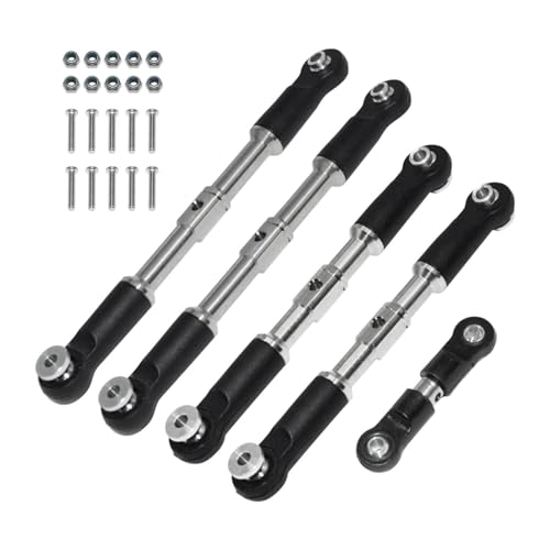Ronyme 5X Lenkstange RC Spurstange Professionelles RC-Auto-Ersatzteil Ersetzen Einstellbarer Upgrades Teil für 1:8 DIY-Zubehörteile Ronyme 5X Lenkstange RC Spurstange Professionelles RC-Auto-Ersatzteil Ersetzen Einstellbarer Upgrades Teil für 1:8 DIY-Zubehörteile von Ronyme