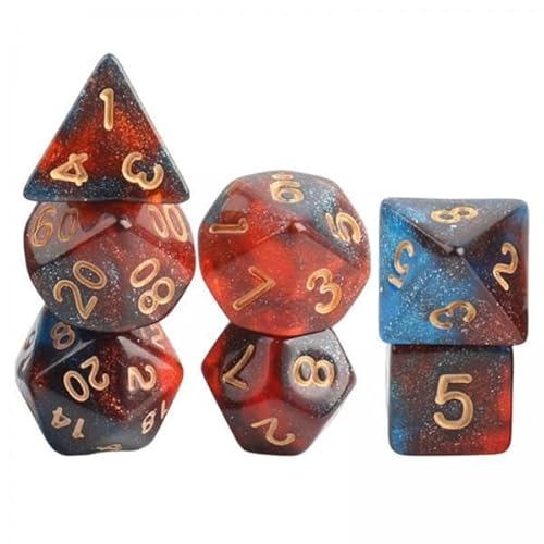 Ronyme 6X Würfel Set Polyedrische Doppel Sammelspiele Star Dark Red Ronyme 6X Würfel Set Polyedrische Doppel Sammelspiele Star Dark Red von Ronyme