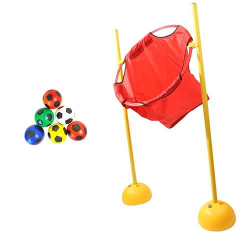 Ronyme Bean -Taschen -Spiel für Kinder mit 6 Bällen, das Ballspielzeuggeschenk für Geburtstagsfeier werfen, Rot von Ronyme