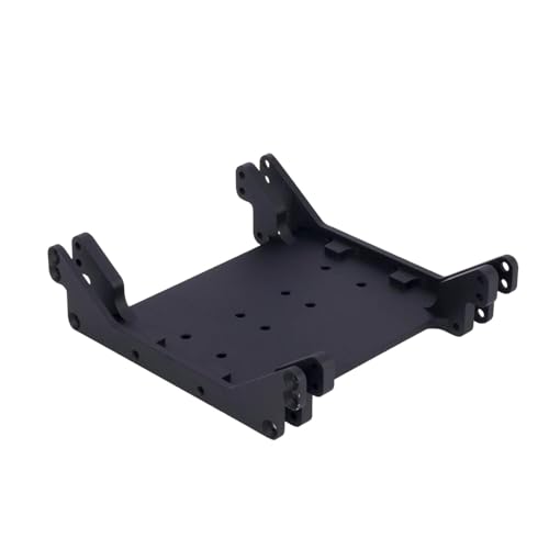 Ronyme Chassis-Unterfahrschutz, 1/10 RC Rock Crawler Auto-Upgrades, Getriebehalter, Getriebemitte, Unterfahrschutz, Schwarz Ronyme Chassis-Unterfahrschutz, 1/10 RC Rock Crawler Auto-Upgrades, Getriebehalter, Getriebemitte, Unterfahrschutz, Schwarz von Ronyme
