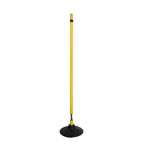 Ronyme Fußball -Agility Pole Football -Trainingsmarking -Stick Starke Identifikation Outdoor Sporttrainingsausrüstung für Basketball, 2 Kg Gummi -Basis von Ronyme
