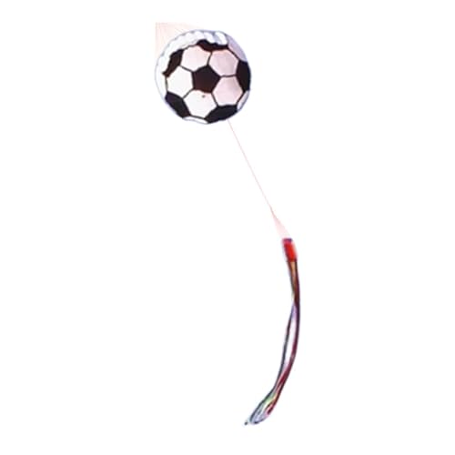 Ronyme Fußballball Kite großer Spiel leicht fliegen 4,9 Fuß Freizeitsportspielzeug für Park Kinder Erwachsene Auslöse Rasenjungen Mädchen, Weiß Ronyme Fußballball Kite großer Spiel leicht fliegen 4,9 Fuß Freizeitsportspielzeug für Park Kinder Erwachsene Auslöse Rasenjungen Mädchen, Weiß von Ronyme