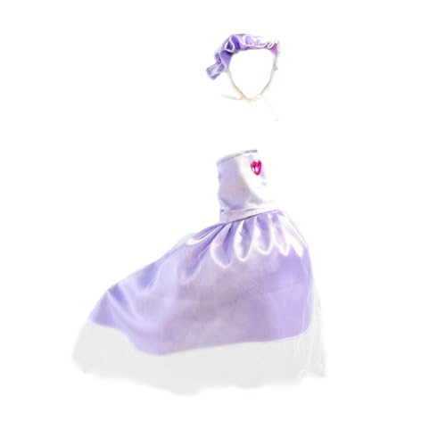 Ronyme Gans Outfit für Die Hochzeit auf Der, Kopfbedeckungszubehör, Modische Rasengans Statue, Kleidung für Sommerpartys Im Freien, Hof, Lila von Ronyme