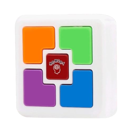 Ronyme Handheld-Memory-Spiel, kompetitives Labyrinth-Challenge-Gameplay, elektronisches Gedächtnistestspiel für Kleinkinder, Mädchen und Jungen, Weiß von Ronyme