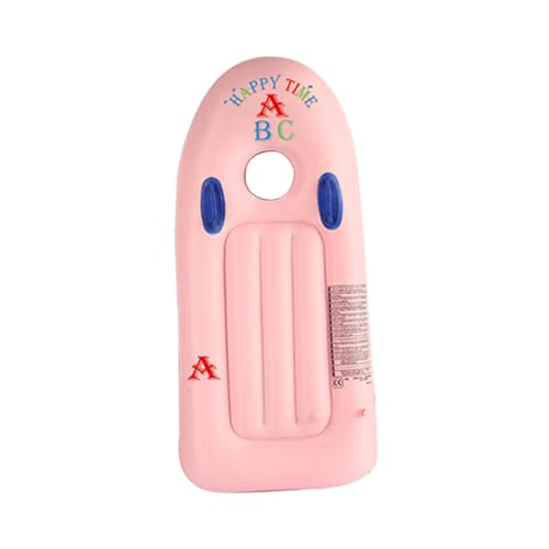 Ronyme Kinder aufblasbare Surfboard -Surfenkörperbrett, leichtes Gewicht, Schwimmen Lernen, aufblasbares Pool Floß Wasser Schwimmen für Schwimmbad, Rosa von Ronyme