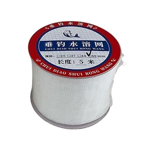 Ronyme PVA Angeln Mesh Köder Halter Köder Wrap Tasche Langsam Auflösen Ausrüstung Netting, 60 Mm von Ronyme