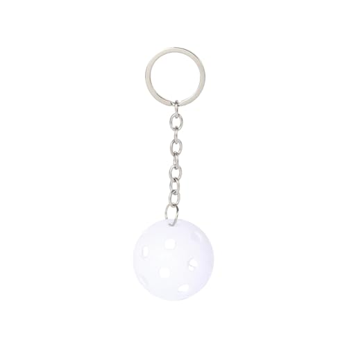 Ronyme Pickleball-Schlüsselanhänger, Pickleballr-Taschenanhänger, kreativer Pickleball-Taschen-Auto-Schlüsselanhänger-Anhänger für Geldbörsen, Schlüssel, Weiß Ronyme Pickleball-Schlüsselanhänger, Pickleballr-Taschenanhänger, kreativer Pickleball-Taschen-Auto-Schlüsselanhänger-Anhänger für Geldbörsen, Schlüssel, Weiß von Ronyme