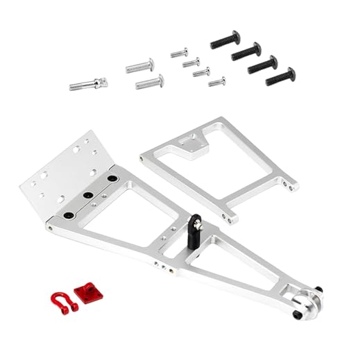 Ronyme RC-Abschleppwagen-Zubehörsatz für 1/10 RC-Raupenwagen und Anhängerersatz, LKW-Abschleppkranarm-Abschleppsatz, Silber Ronyme RC-Abschleppwagen-Zubehörsatz für 1/10 RC-Raupenwagen und Anhängerersatz, LKW-Abschleppkranarm-Abschleppsatz, Silber von Ronyme