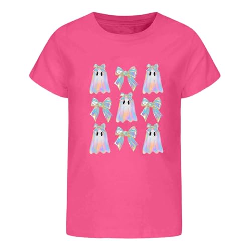 Roobeety Kinder T-Shirt mit Quallen-Motiv und Rundhals | Lässiges Kurzarm Oberteil für Mädchen für Sommer und Freizeit im Niedlichen Stil von Roobeety