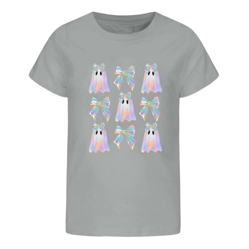 Roobeety Kinder T-Shirt mit Quallen-Motiv und Rundhals | Lässiges Kurzarm Oberteil für Mädchen für Sommer und Freizeit im Niedlichen Stil von Roobeety