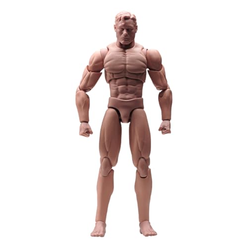 RoofWorld 1:12 Maßstab männliche Actionfigur, Modell, super flexibel, mittelgroß, Muskelstärke, benutzerdefinierte, schöne Solider-Figur, Körper, 15,2 cm, PVC, Miniatur-Sammelpuppen, Kunst, RoofWorld 1:12 Maßstab männliche Actionfigur, Modell, super flexibel, mittelgroß, Muskelstärke, benutzerdefinierte, schöne Solider-Figur, Körper, 15,2 cm, PVC, Miniatur-Sammelpuppen, Kunst, von RoofWorld