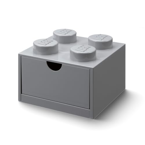 Lego Schreibtischschublade mit 4 Knöpfen, stapelbar Lego Schreibtischschublade mit 4 Knöpfen, stapelbar von Room Copenhagen