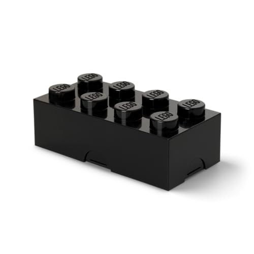 Room Copenhagen 5706773402335 Lego Brotdose mit 8 Noppen, Kleine Aufbewahrungsbox, Stiftebox, schwarz, Black, one size Room Copenhagen 5706773402335 Lego Brotdose mit 8 Noppen, Kleine Aufbewahrungsbox, Stiftebox, schwarz, Black, one size von Room Copenhagen