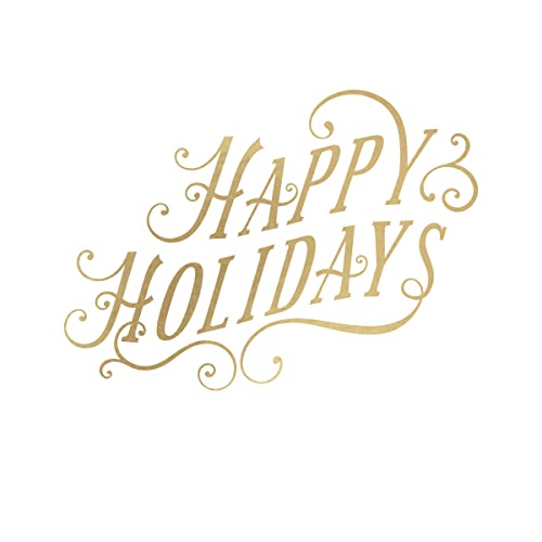 Happy Holidays Wiederablösbare Aufkleber mit Metallic-Tinte-Effekt Happy Holidays Wiederablösbare Aufkleber mit Metallic-Tinte-Effekt von RoomMates