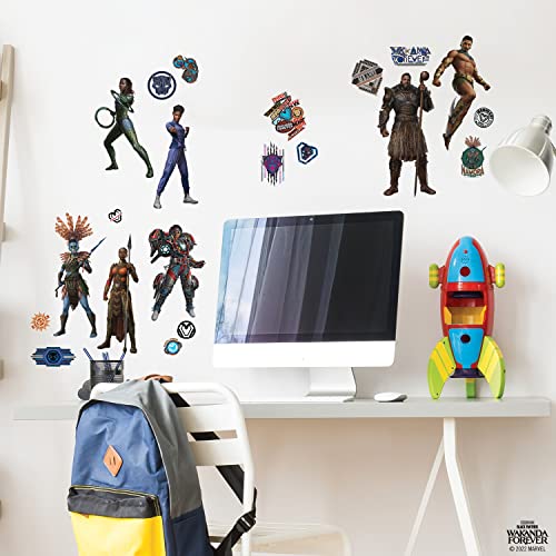 ROOMMATES RMK5279SCS Wakanda Forever Wandaufkleber zum Abziehen und Aufkleben, Orange, Grün, Braun ROOMMATES RMK5279SCS Wakanda Forever Wandaufkleber zum Abziehen und Aufkleben, Orange, Grün, Braun von RoomMates
