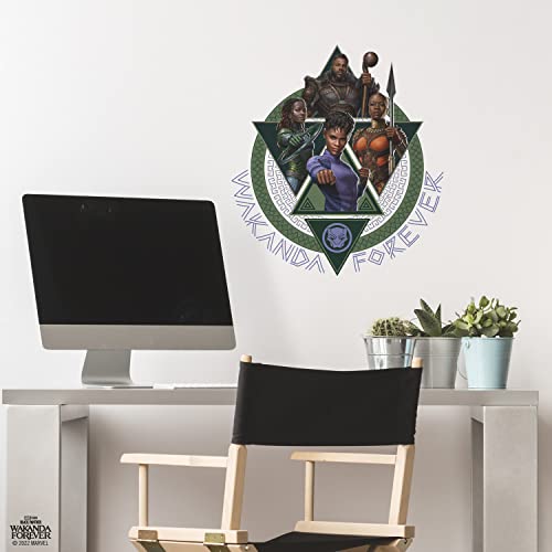 ROOMMATES RMK5280GM Wakanda Forever Giant Wandaufkleber zum Abziehen und Aufkleben, Grün, Violett, Schwarz ROOMMATES RMK5280GM Wakanda Forever Giant Wandaufkleber zum Abziehen und Aufkleben, Grün, Violett, Schwarz von RoomMates