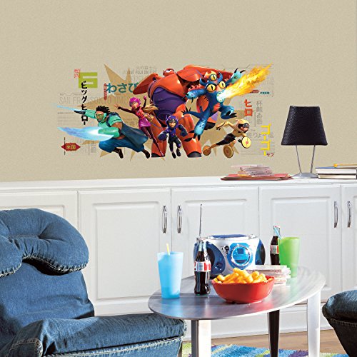 RoomMates Big Hero 6 Wandaufkleber Graphix zum Abziehen und Aufkleben von RoomMates