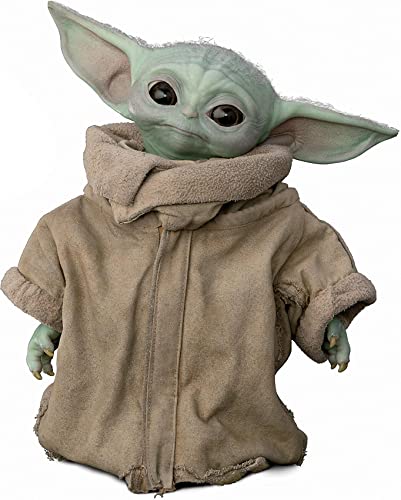 RoomMates RMK4456GM The Mandalorian: Baby Yoda Grogu | The Child Giant Wandaufkleber zum Abziehen und Aufkleben, Grün, Hellbraun, riesiger Wandaufkleber, 60,2 cm, 77,2 cm von RoomMates