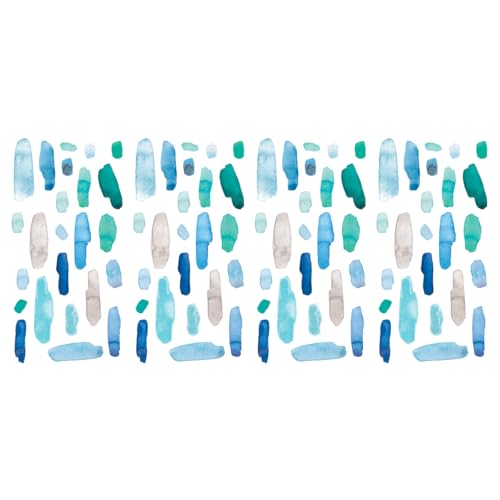 RoomMates RMK4580SCS Cool Watercolor Swatch Peel and Stick Wall Decals,Blue, Aqua, Teal, Gray. RoomMates RMK4580SCS Cool Watercolor Swatch Peel and Stick Wall Decals,Blue, Aqua, Teal, Gray. von RoomMates