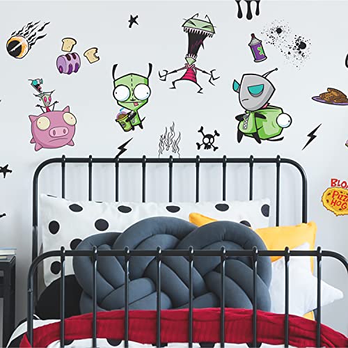 RoomMates RMK5245SCS Invader Zim Wandtattoo zum Abziehen und Aufkleben von RoomMates