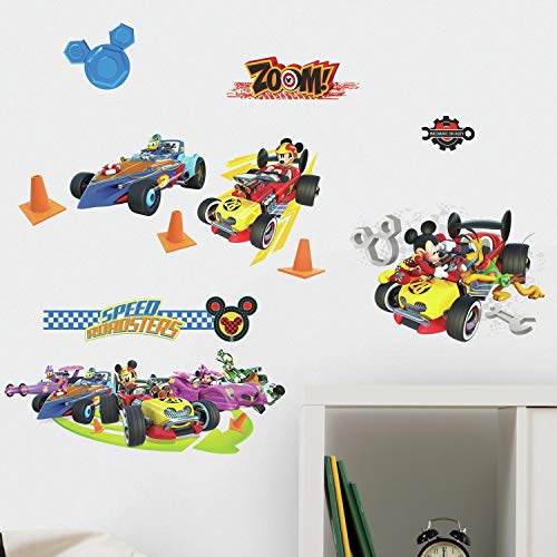 RoomMates Wandaufkleber, Motiv: Mickey und die Roadsters Racers von RoomMates