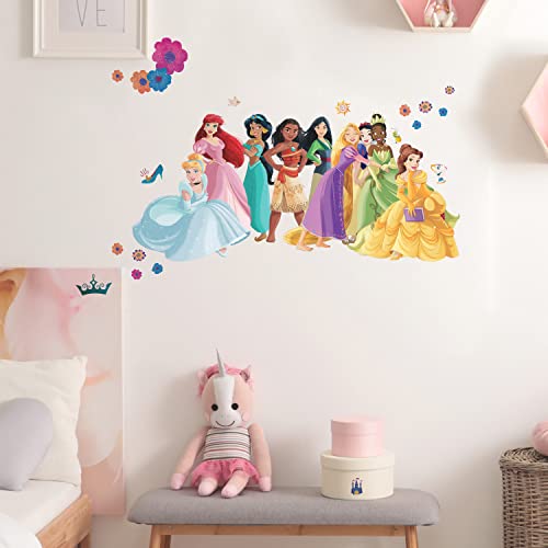 Stickers repositionnables - Princesses Disney et Motifs Floraux - 91 cm x 42 cm von RoomMates