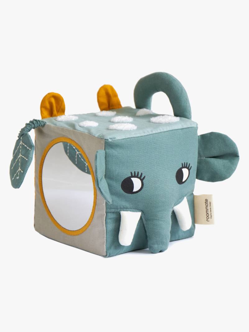 Roommate Aktivitätswürfel Dschungel, Sea Grey, Babyspielzeug von Roommate