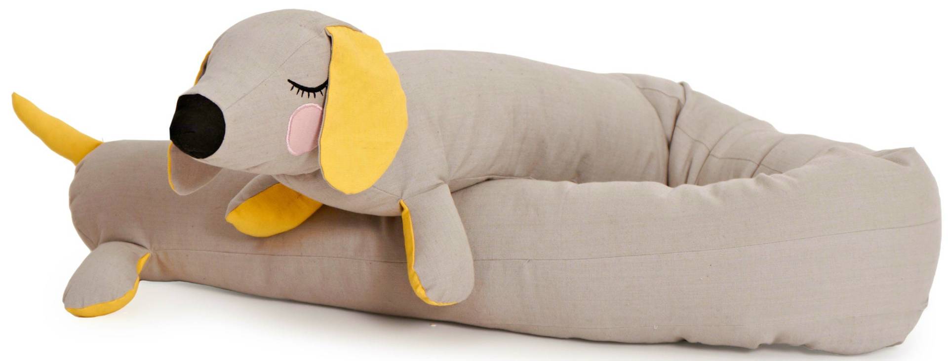 Roommate Kissen Lazy Long Dog, Grau Roommate Kissen Lazy Long Dog, Grau von Roommate