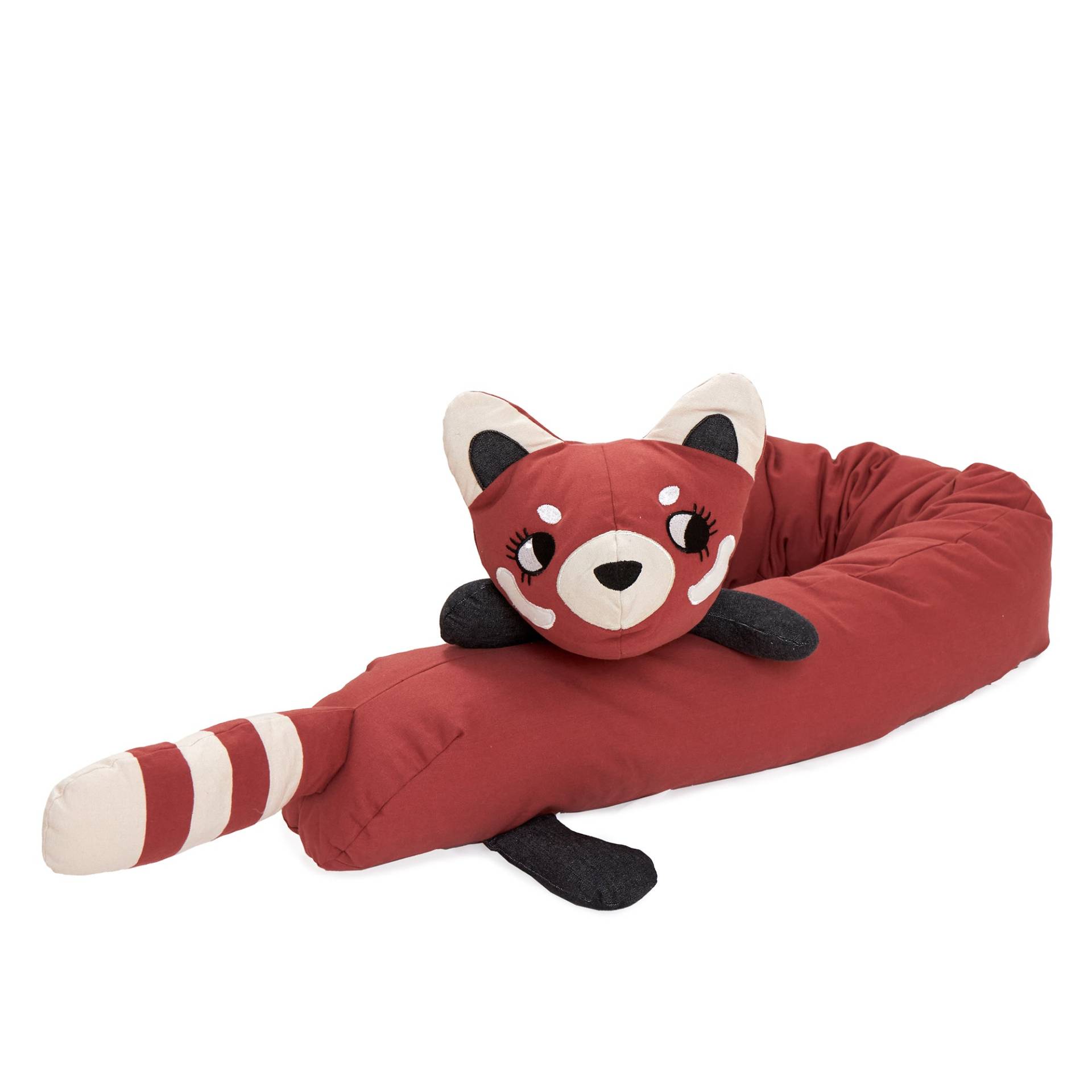 Roommate Lange Kissen Lemur, Rot Roommate Lange Kissen Lemur, Rot von Roommate