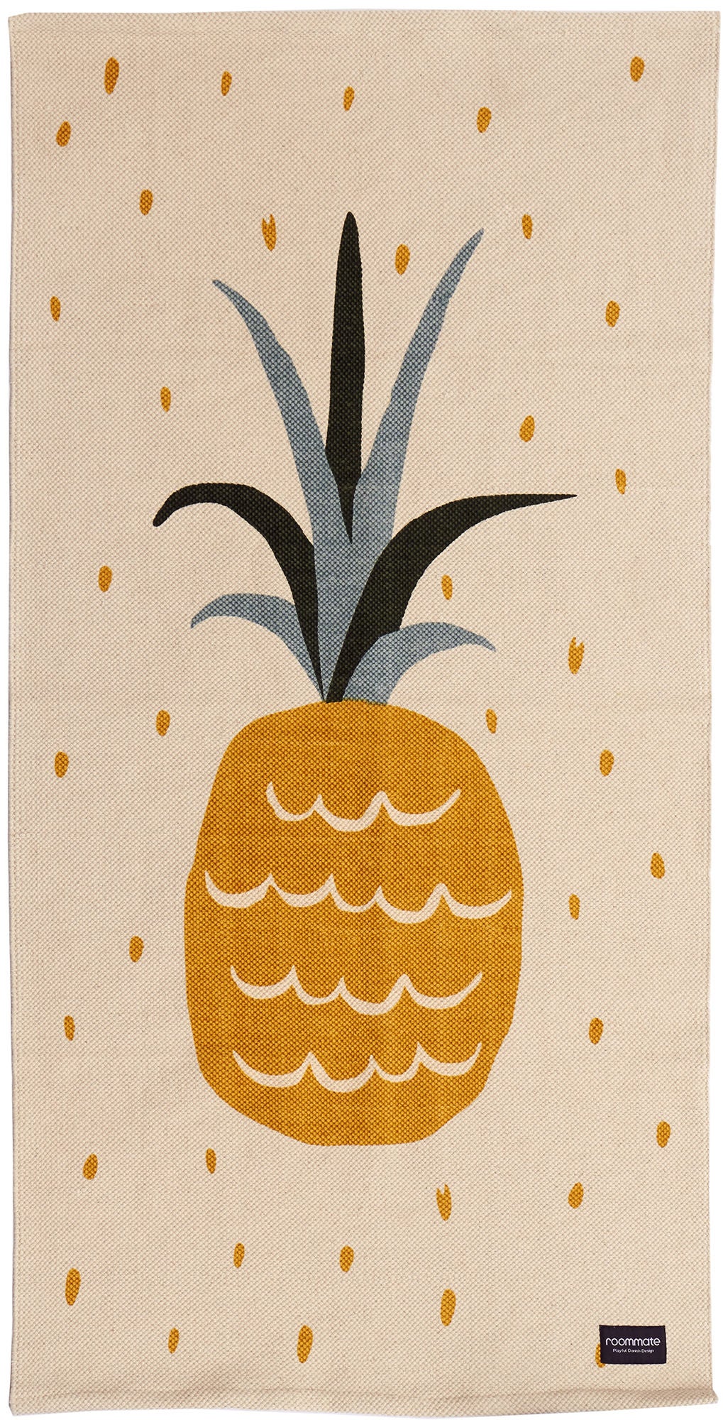 Roommate Teppich Ananas 70x140 cm, Nature/Ochre Roommate Teppich Ananas 70x140 cm, Nature/Ochre von Roommate