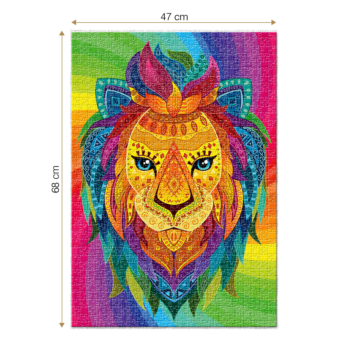 Roovi Abstract Lion 1000 Teile Puzzle Roovi-79725 Roovi Abstract Lion 1000 Teile Puzzle Roovi-79725 von Roovi