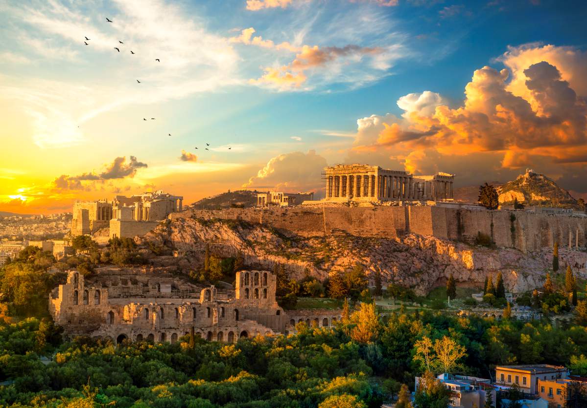 Roovi Acropolis of Athens, Greece 1000 Teile Puzzle Roovi-79886 von Roovi