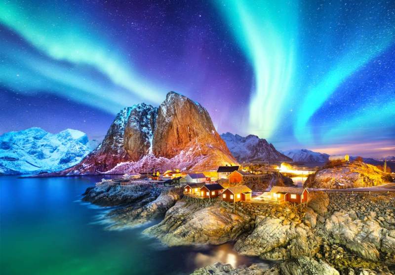 Roovi Aurora Borealis, Norway 1000 Teile Puzzle Roovi-79909 Roovi Aurora Borealis, Norway 1000 Teile Puzzle Roovi-79909 von Roovi