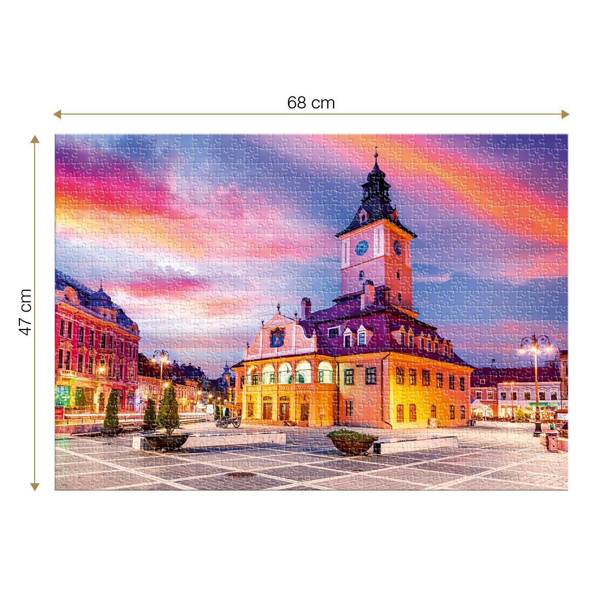 Roovi Brasov Council Square, Historical Center 1000 Teile Puzzle Roovi-80042 Roovi Brasov Council Square, Historical Center 1000 Teile Puzzle Roovi-80042 von Roovi