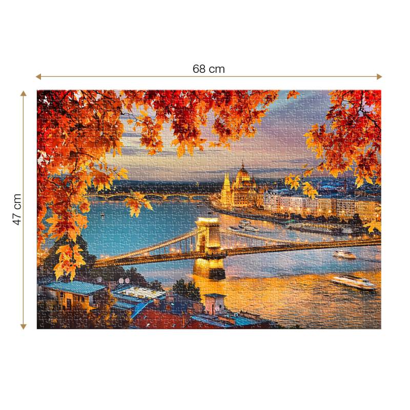 Roovi Budapest, Hungary 1000 Teile Puzzle Roovi-79961 Roovi Budapest, Hungary 1000 Teile Puzzle Roovi-79961 von Roovi
