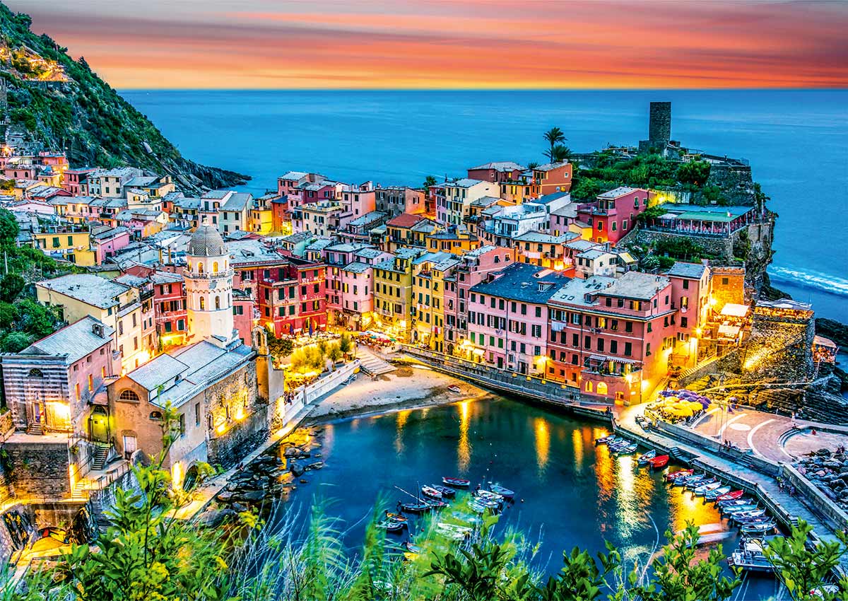 Roovi Cinque Terre, Italy 500 Teile Puzzle Roovi-80721 Roovi Cinque Terre, Italy 500 Teile Puzzle Roovi-80721 von Roovi