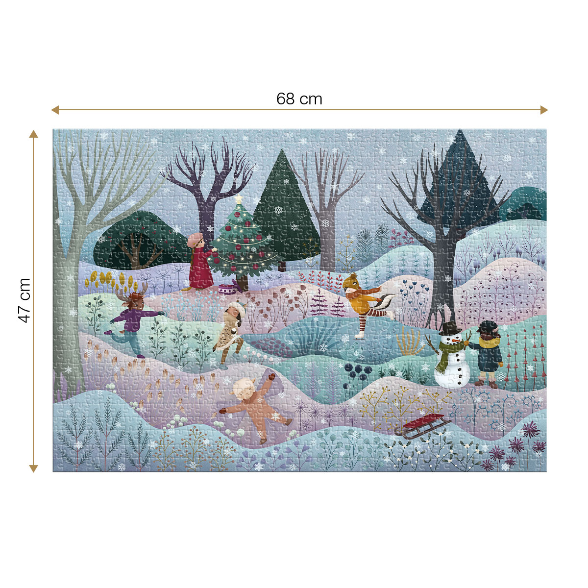 Roovi Magic Forest, Winter 1000 Teile Puzzle Roovi-79756 Roovi Magic Forest, Winter 1000 Teile Puzzle Roovi-79756 von Roovi