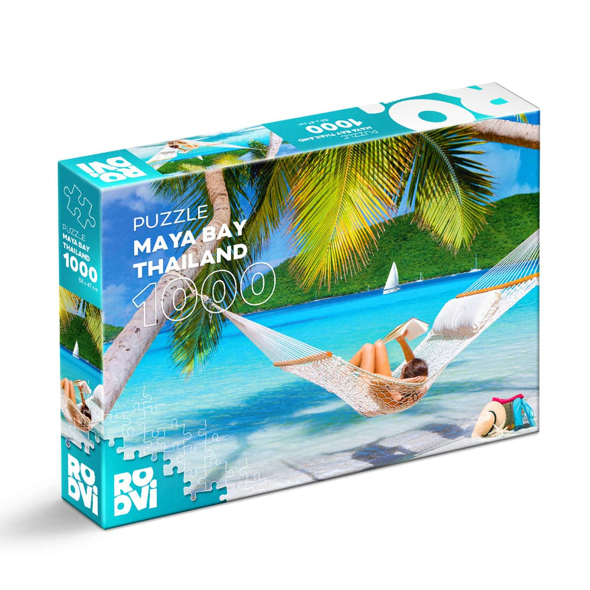 Roovi Maya Bay Thailand 1000 Teile Puzzle Roovi-79299 von Roovi