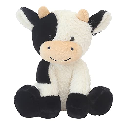 Ropniik Dairy Cow Plüsch, Dairy Cow Weiche Und Komfortable Kuscheltier Dairy Cow Plüschpuppe für Halloween Spielliebhaber Fans Mädchen Junge Geschenk von Ropniik