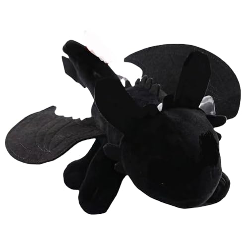 Ropniik Schwarz Drache Plüschtier,Drachen Trainer Kuscheltier,Cartoon Tiere Niedlichen Plushies Toy,Cooler Black Dragon Anime Plüschtier Modell Figur Für Kinder-35cm Ropniik Schwarz Drache Plüschtier,Drachen Trainer Kuscheltier,Cartoon Tiere Niedlichen Plushies Toy,Cooler Black Dragon Anime Plüschtier Modell Figur Für Kinder-35cm von Ropniik