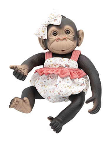 Mono bebé Reborn con pelele 35 cm en caja regalo von Rosa Toys