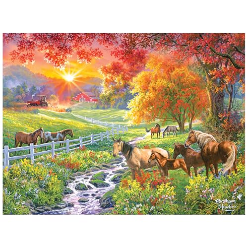 RoseArt - Abraham Hunter - September Weide - 300 Teile Puzzle für Erwachsene von Rose Art