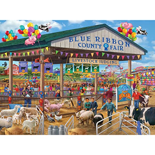 RoseArt - Chris Bigelow - Blue Ribbon County Fair - 1000 Teile Puzzle für Erwachsene RoseArt - Chris Bigelow - Blue Ribbon County Fair - 1000 Teile Puzzle für Erwachsene von Rose Art