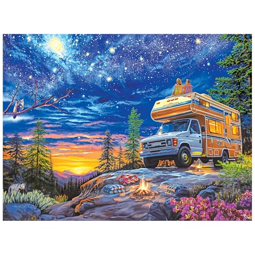 RoseArt - My Happy Place - Camper Night - 750 Teile Puzzle von Rose Art