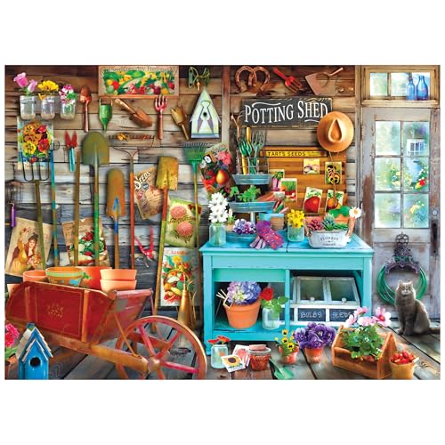 Roseart - Hobby Haven - Der Pflanzschuppen - Puzzle mit 1000 Teilen von Rose Art